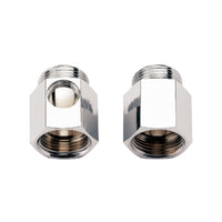 Coppia distanziali con e senza foro per lavatrice