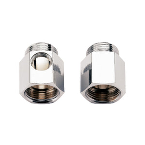 Coppia distanziali con e senza foro per lavatrice