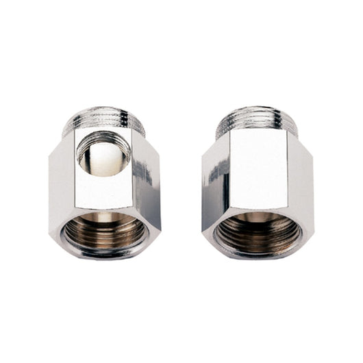 Coppia distanziali con e senza foro per lavatrice