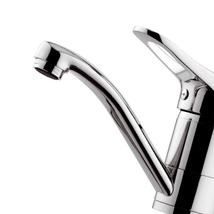 Miscelatore lavabo o lavello con canna girevole remer - serie kiss