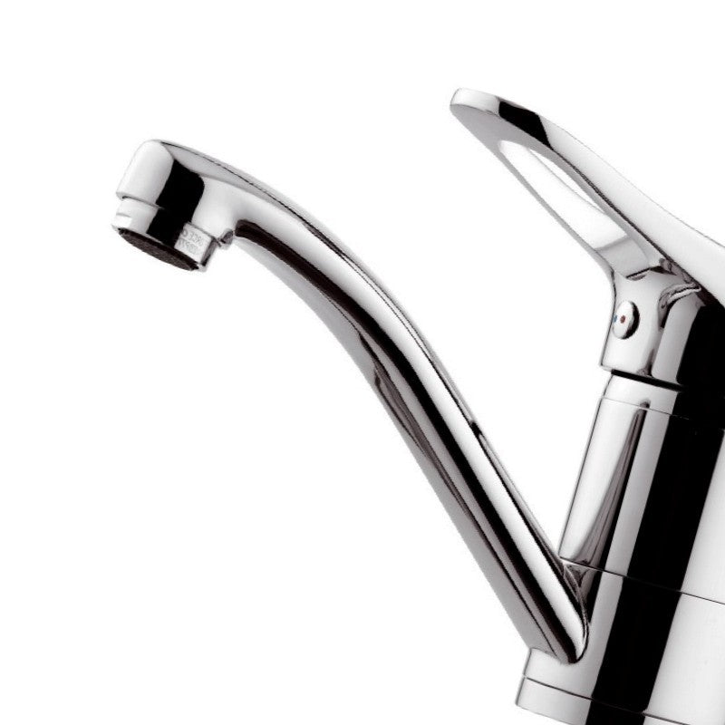 Miscelatore lavabo o lavello con canna girevole remer - serie kiss