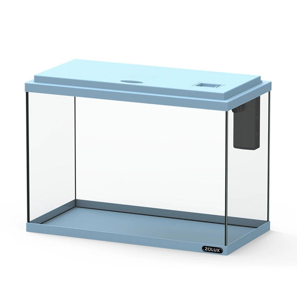 Zolux Ekai 40 24L - acquario cm40x20x28h completo di filtro interno Colore: Azzurro