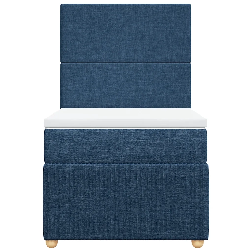 Giroletto a Molle con Materasso Blu 100x200 cm in Tessuto 3294266