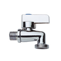 Rubinetto per lavatrice a sfera cromato bibo