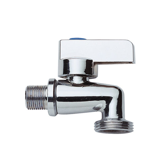 Rubinetto per lavatrice a sfera cromato bibo