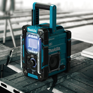 RADIO DA CANTIERE MAKITA 12V-18V CON RETE PER CARICARE LE BATTERIE - DMR301