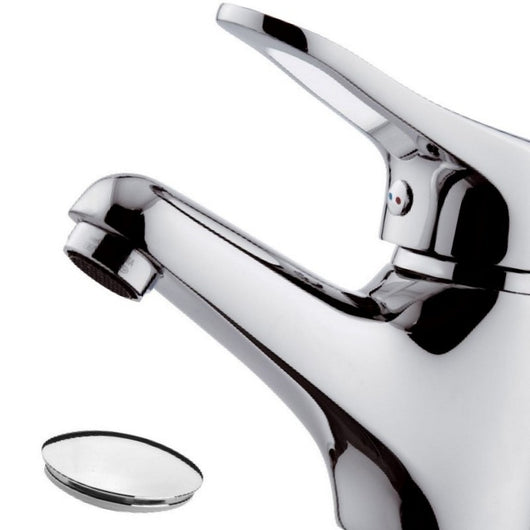 Rubinetto lavabo remer con piletta in plastica - serie kiss