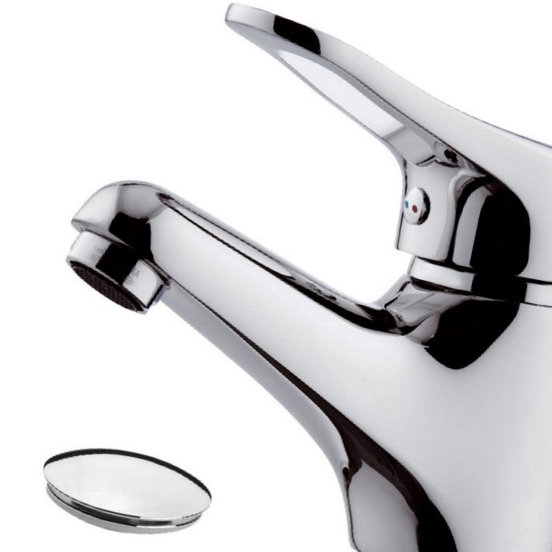 Rubinetto lavabo remer con piletta in plastica - serie kiss