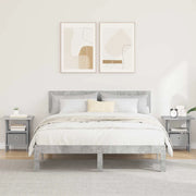 Comodino 2 pcs Grigio cemento 41 x 40 x 45 cm Legno multistrato 8000427