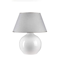 LAMPADA SFERA BIANCO PAR. GRIGIO