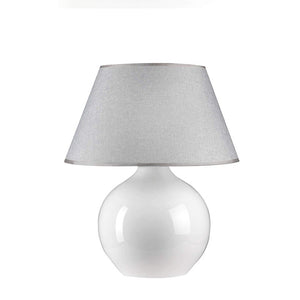 LAMPADA SFERA BIANCO PAR. GRIGIO