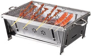 Barbecue portatile in acciaio inossidabile - leggero - 1 pezzo
