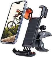 Supporto per telefono per il manubrio (protezione eccezionale 2024), design brevettato, rapida serratura 1s, supporto robusto per moto 360°