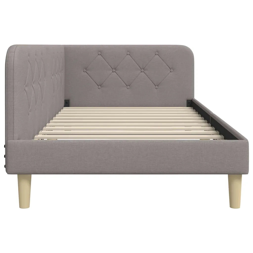 Cornice del letto ad angolo Talpa 90 x 200 cm Tessuto 42016574
