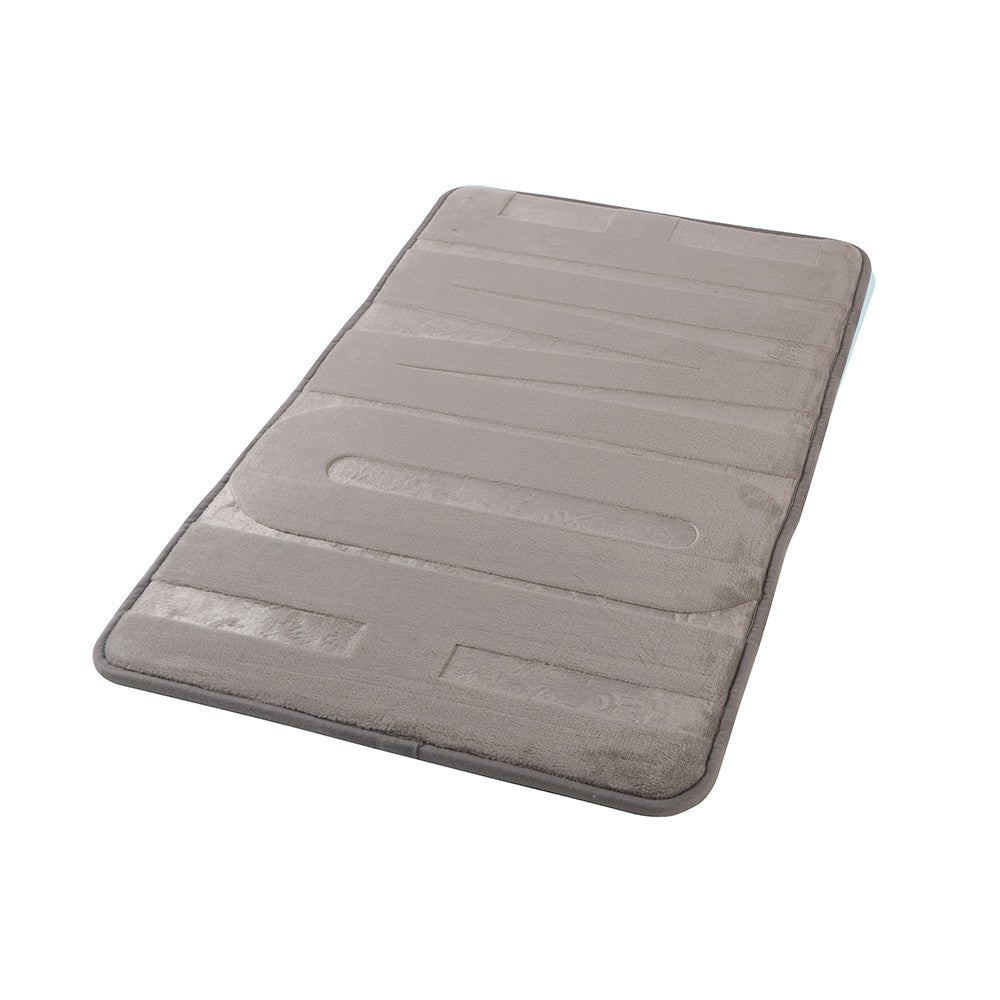 Tappeto memory foam grigio scuro 45x75 cm