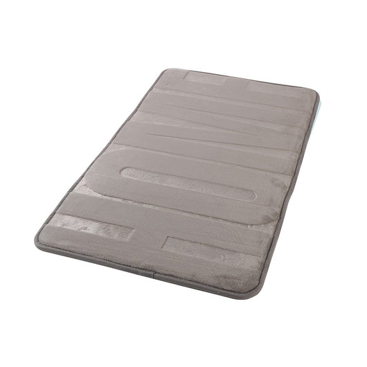 Tappeto memory foam grigio scuro 45x75 cm
