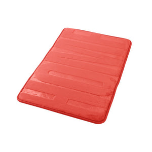 Tappeto memory foam rosso 45x75 cm