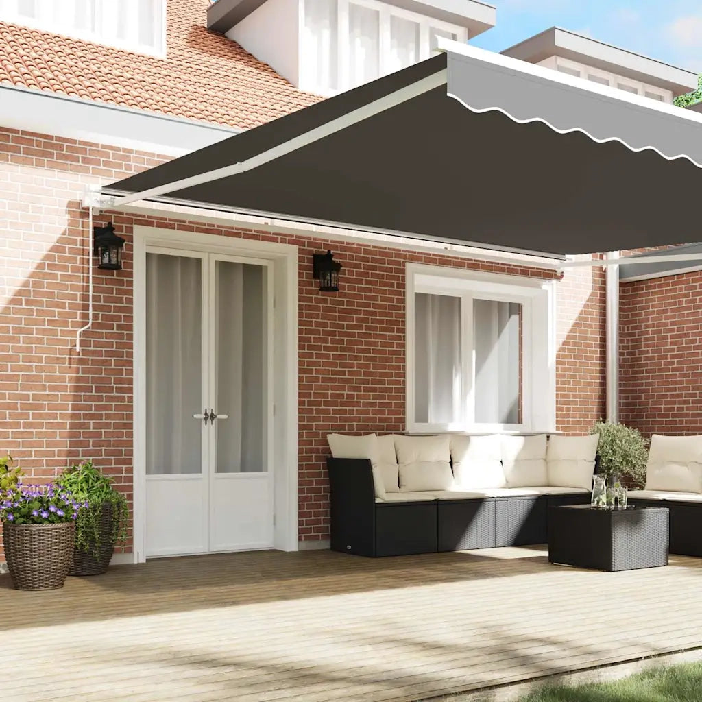 Struttura della tenda Bianco 500 × 350 cm Alluminio