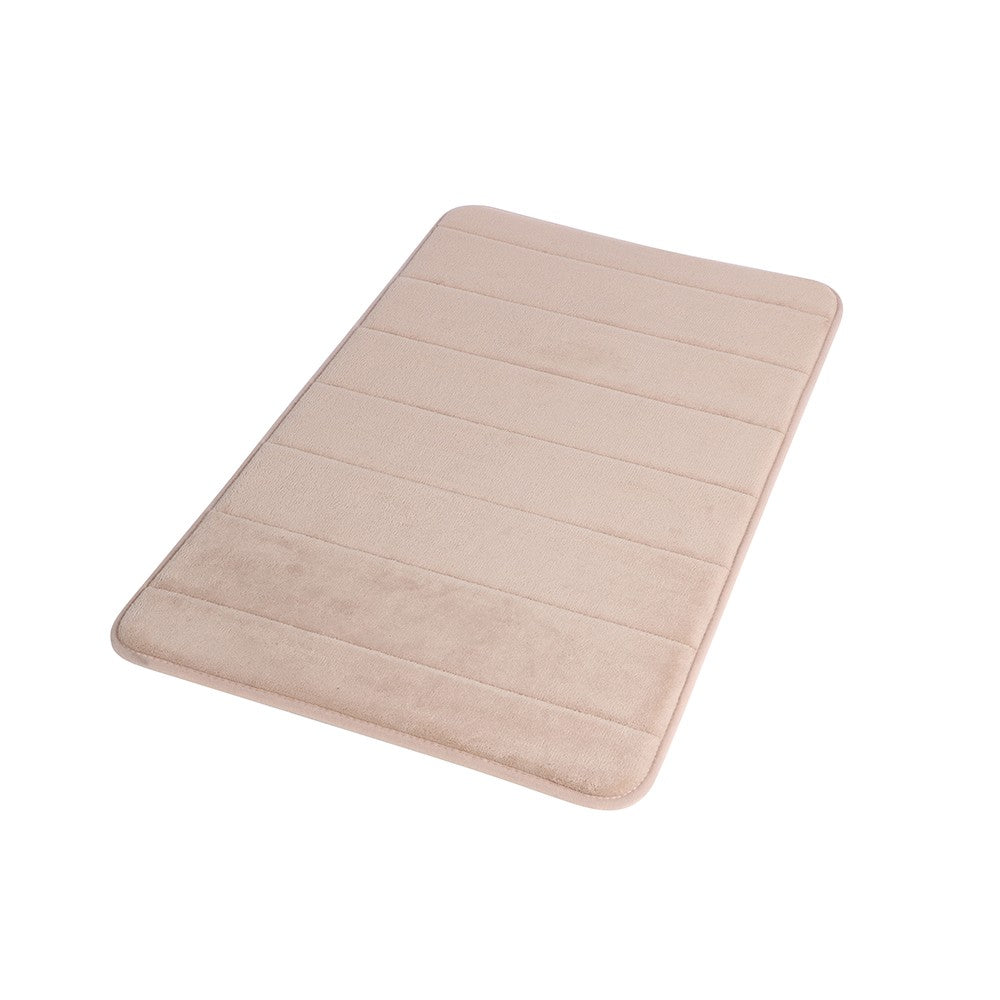 Tappeto memory foam beige 40x60 cm