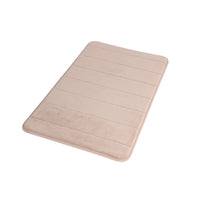 Tappeto memory foam beige 40x60 cm