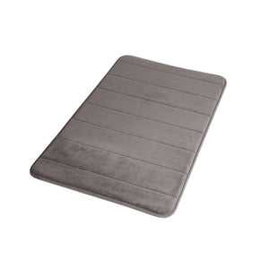 Tappeto memory foam grigio scuro 50x80 cm