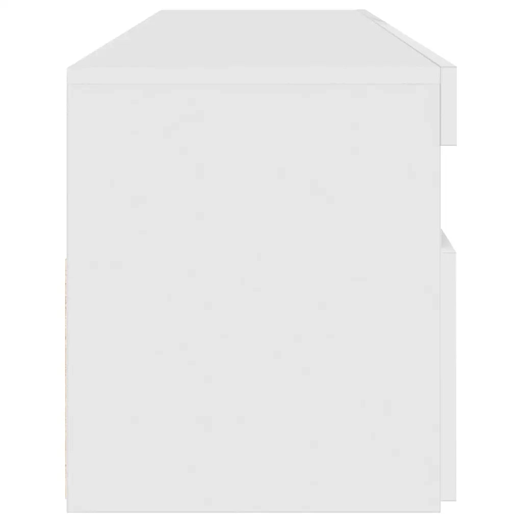 Mobile Porta TV con Luci LED Bianco 90x35x40 cm cod mxl 64212