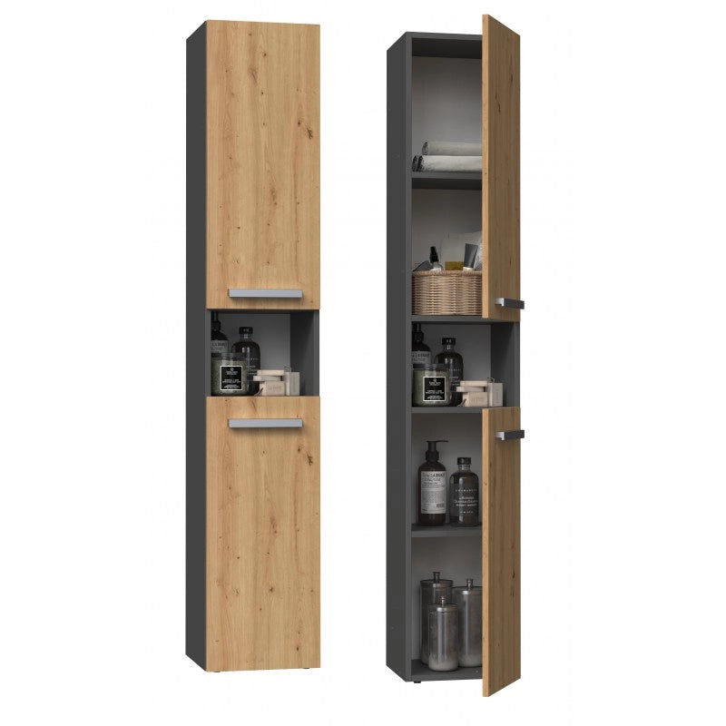 Colonna bagno NEL e antracite artisan