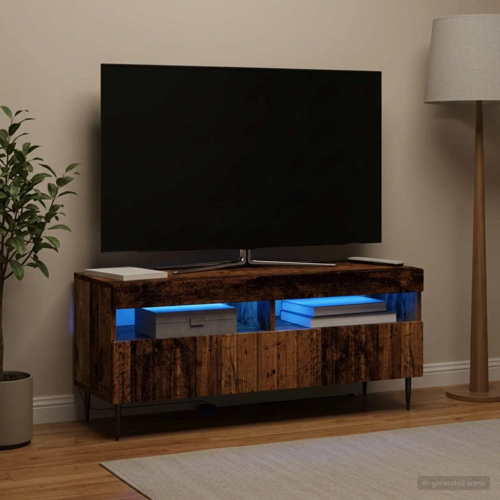 Mobile TV LED Legno antico Legno ingegnerizzato 896553