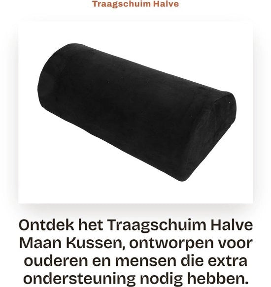 Cuscino a schiuma espansa Ergonomico - Cuscino a metà - Cuscino di supporto per letto - Materiale duraturo - Rimovibile e lavabile - Sostegno per anziani