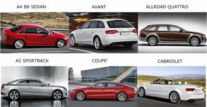 RIGUM900132 , Audi A4 B8 Sedan, Avant e Allroad Quattro dal 2008-2016, A5 8TA Sportback dal 2009-01.2017 , A5 8T3 Coupè