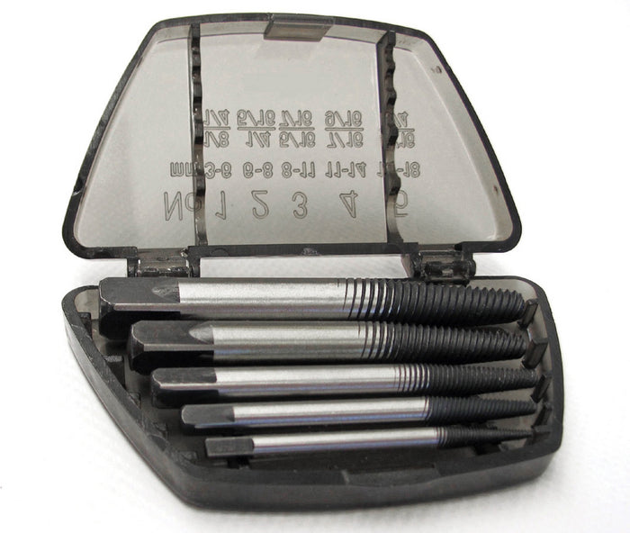 set 5 estrattori per viti spezzate 1-5 cod:ferx.1805