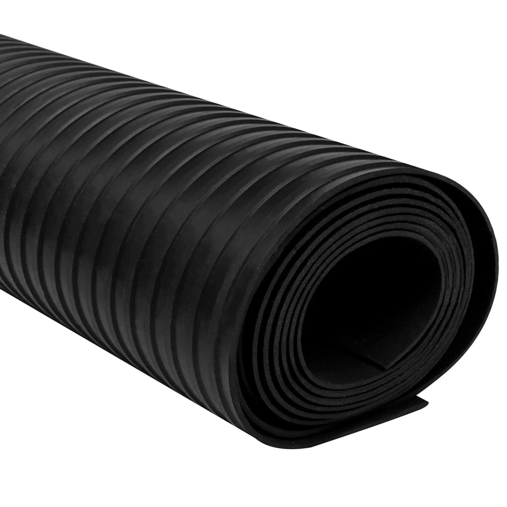 Tappeto per pavimento Nero 1 x 5 m Gomma