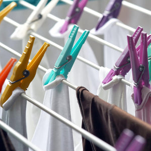 OWIJI Stendino Balcone Regolabile Resina Resistente Dimensioni 27 x 55 x 2 cm Bracci Pieghevoli Regolabili Ringhiera Muratura