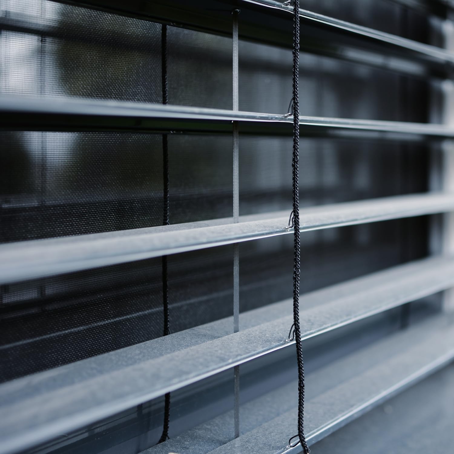 OWIJI Veneziana Grigia Alluminio Dimensioni 70 x 160 cm Lamelle Regolabili Privacy Protezione Solare Installazione Facile Casa Ufficio