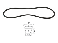Cinghia trapezoidale sezione Z modello Z24 a Z50 40Acirc;° 10mm 6mm 8,5mm - 65622