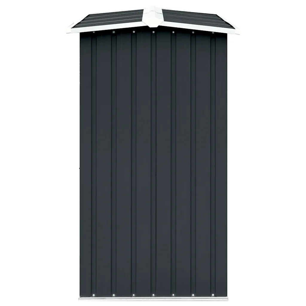 Capannone da Giardino in Acciaio Zincato 330x92x153cm Antracite 47088