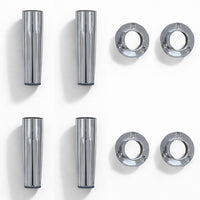 Cucina Completa 120x60cm Bianco Piano Cottura 2 Fuochi Lavello con Rubinetteria