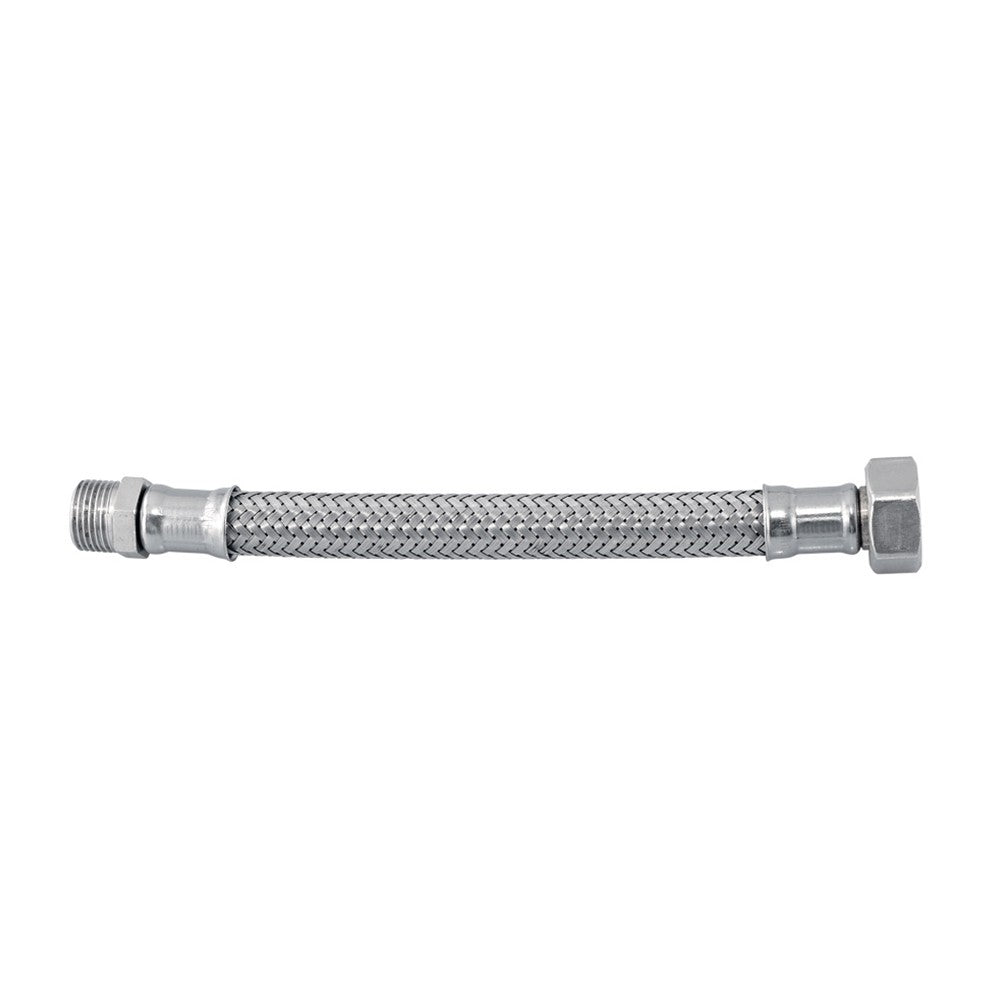 Flessibile in acciaio inox 3/8" m - 1/2" f