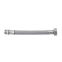 Flessibile in acciaio inox 3/8" m - 1/2" f