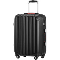 Set 3+1 Valigie Rigide Abs Trolley Easy Roll con Beauty Case e Lucchetto Nero