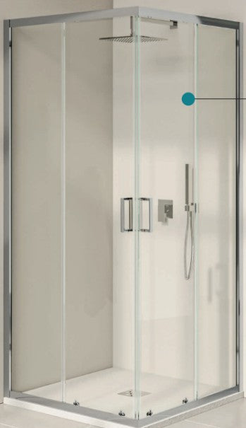 BOX PSC+PSC 67-69X67-69 ONE TRASPARENTE/CROMO - 8.0