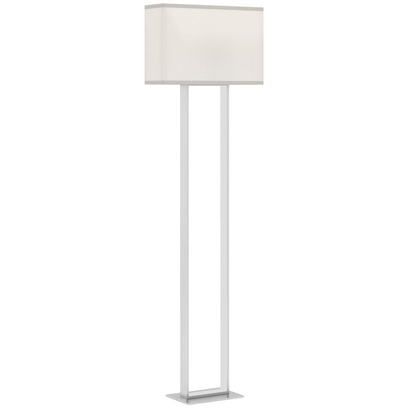 LAMPADA DA TERRA DA 150 CM CON 3 MODALITÓ, LUMINOSITÓ REGOLABILE E INTERRUTTORE A PEDALE, BIANCO