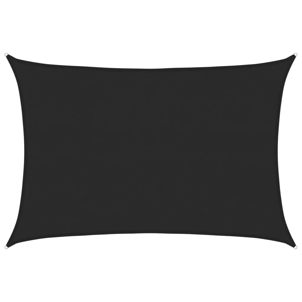 Vela Parasole 160 g/m² Nera 4x5 m in HDPE 311738