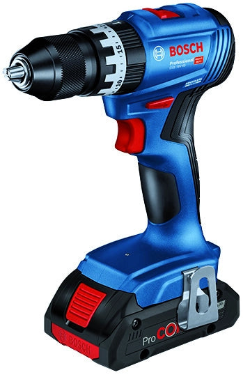Bosch TRAPANO AVVITATORE CON PERCUSSIONE GSB 18V-45 3 batterie 4,0 Ah in L-Case