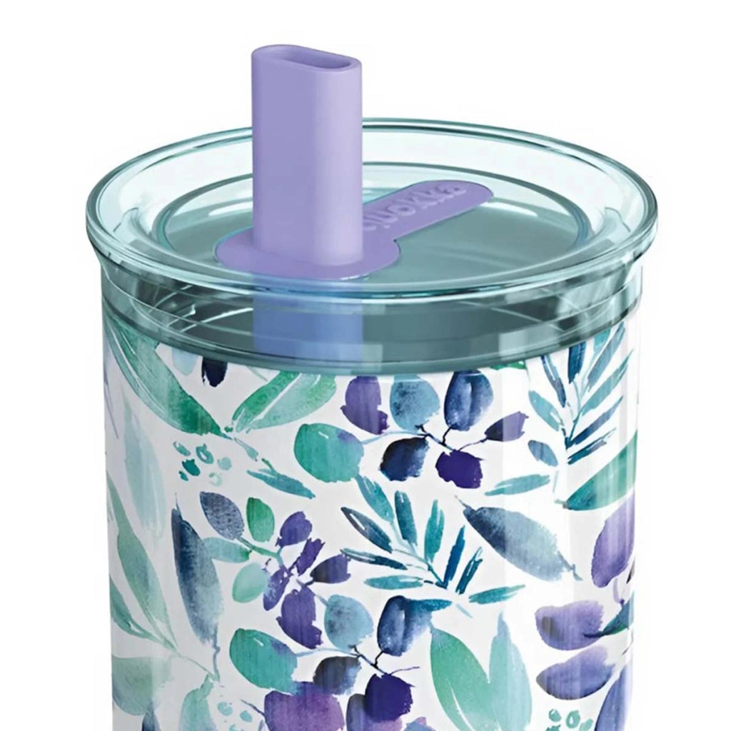 Bottiglia Termica 720ml Modello Mist con Cannuccia Integrata Viola Quokka