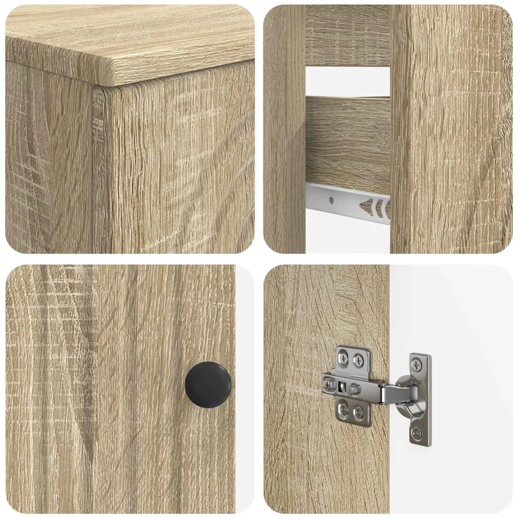 Set di armadietti da bagno in 3 pezzi ALKMAAR 3417830