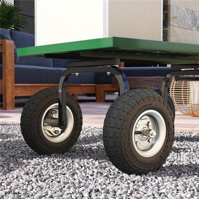 SET 2 RUOTE PER CARRELLO Ï25.5X7.5 CM CAPACITÓ 80 KG CON SCANALATURE, IN GOMMA E ACCIAIO, NERO