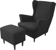 Set di Copricuscini per Divani e Poltrone - Protezione per Mobili - Tessuto Jacquard, Copricuscino Adattabile per Ottimale Adattamento