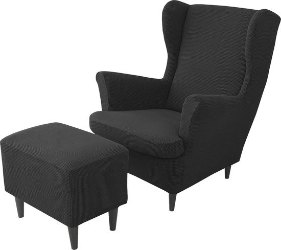 Set di Copricuscini per Divani e Poltrone - Protezione per Mobili - Tessuto Jacquard, Copricuscino Adattabile per Ottimale Adattamento