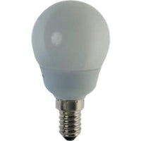 Lampada ai l.fredda fluor. sfera ats7m1c e14 7w compatte decorat